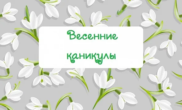Весенние каникулы